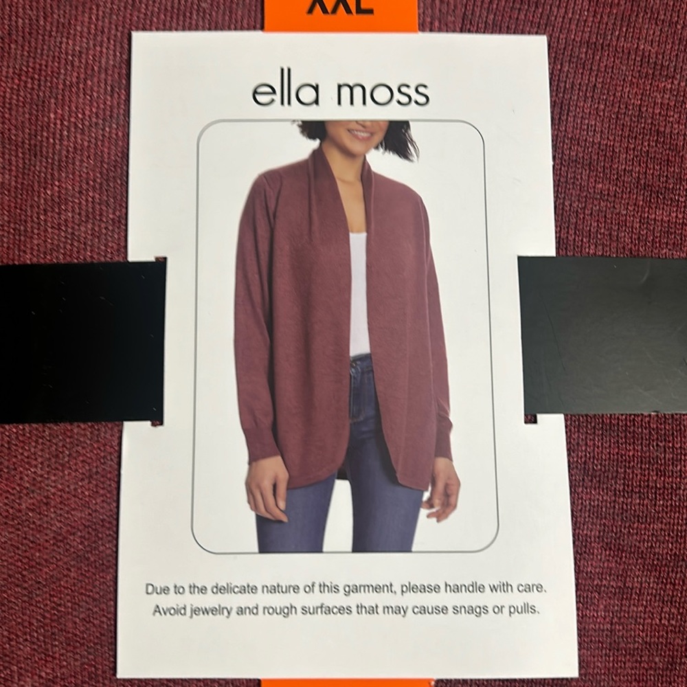NEW Ella Moss Brand cardigan. Sz XXL